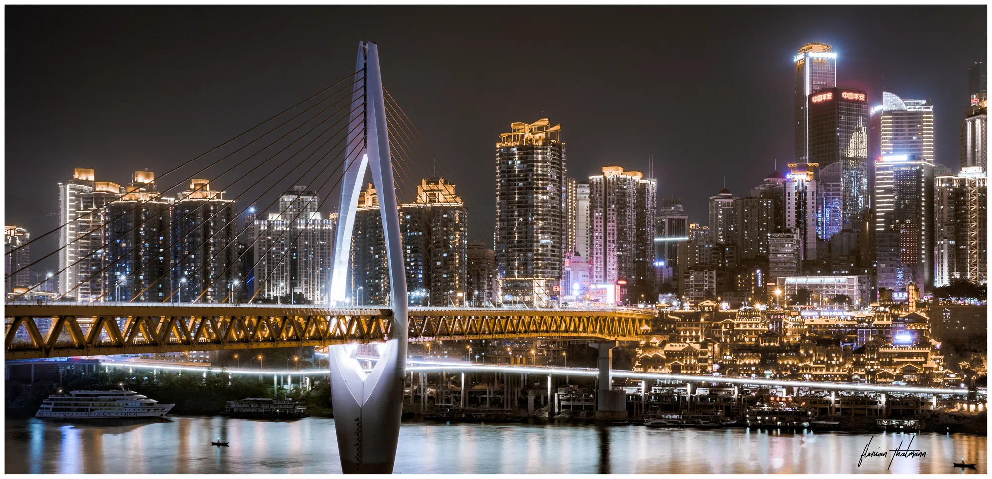 Qiansimen Bridge and Jiefangbei in the background — FINAL