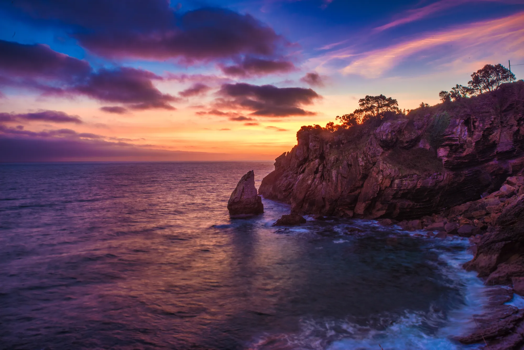Cape of Santa Catalina sunrise, north coast view — FINAL