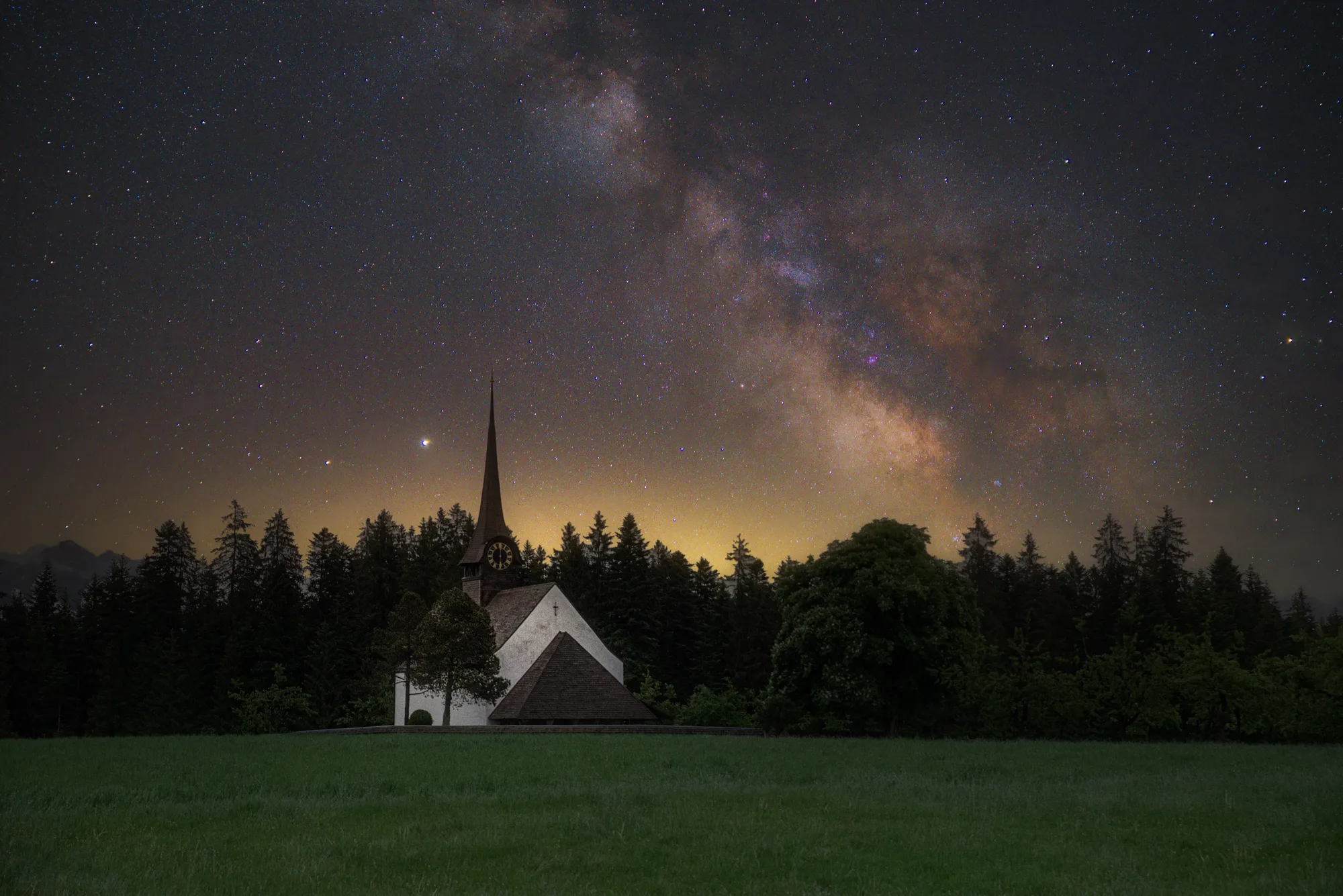 Lovely church somewhere in the Emmental, canton of Bern, Switzerland — FINAL