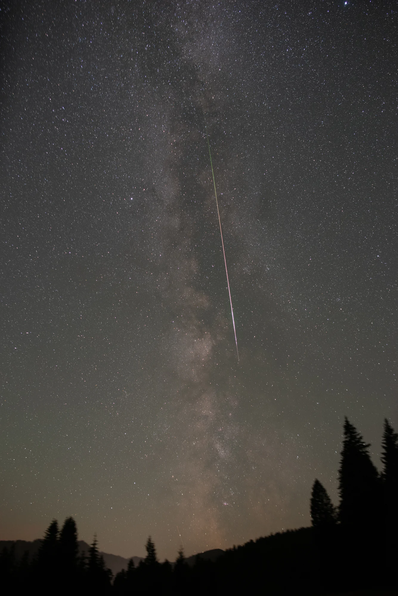 Perseids over Langis — RAW