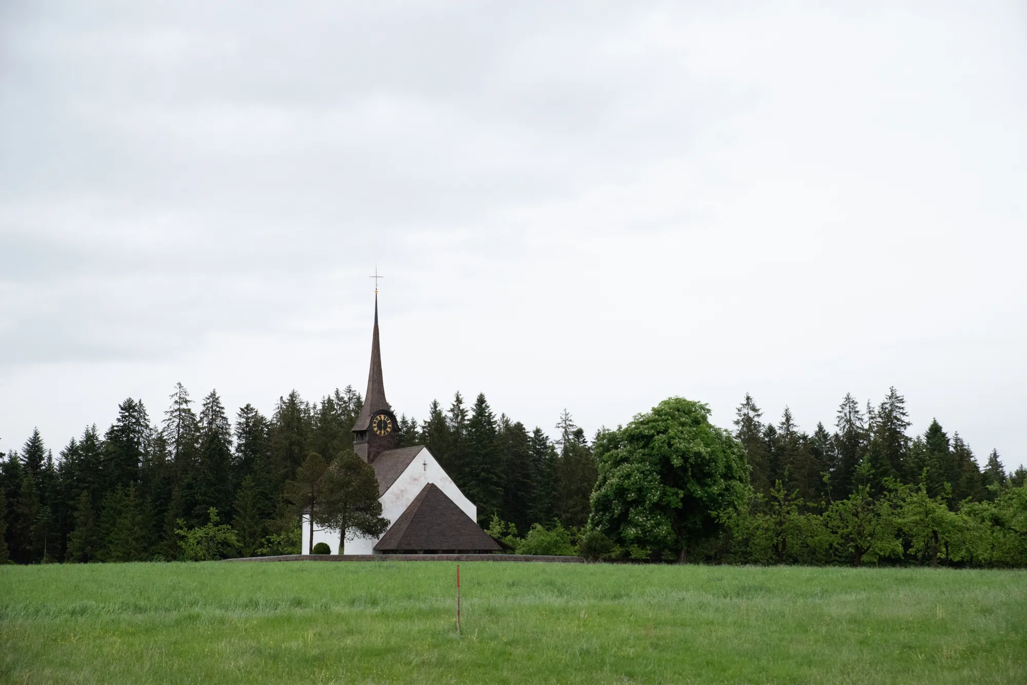 Lovely church somewhere in the Emmental, canton of Bern, Switzerland — RAW