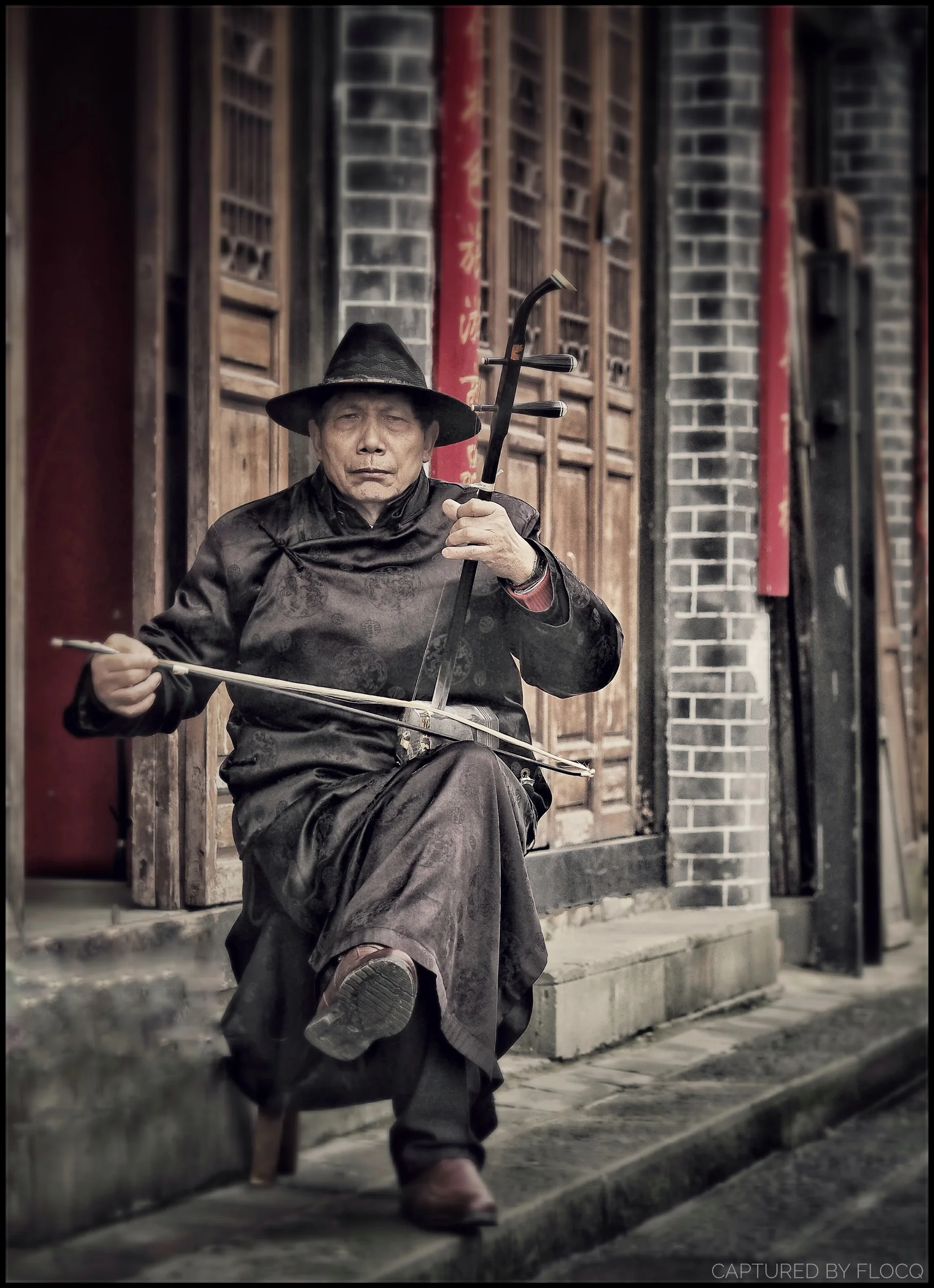 The man and his erhu